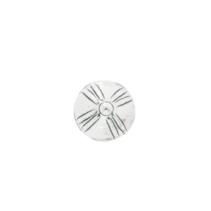 AGDER KNAPP 17MM HVIT