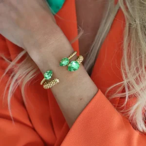 CAROLINE SVEDBOM ARMBÅND MINI DROP PERIDOTT