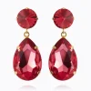 CAROLINE SVEDBOM ØREDOBBER PERFECT DROP MULBERRY RED