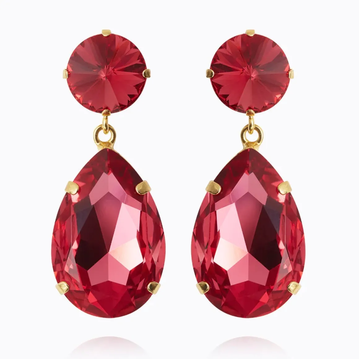 caroline_svedbom_redobber_0-11.webp CAROLINE SVEDBOM ØREDOBBER PERFECT DROP MULBERRY RED
