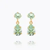 CAROLINE SVEDBOM ØREDOBBER MINI DROP GOLD CHRYSOLITE