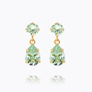 CAROLINE SVEDBOM ØREDOBBER MINI DROP GOLD CHRYSOLITE