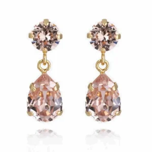 CAROLINE SVEDBOM ØREDOBBER MINI DROP GOLD VINTAGE ROSE