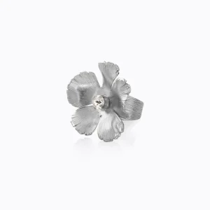 CAROLINE SVEDBOM RING ANEMONE CRYSTAL