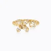 CAROLINE SVEDBOM RING CRYSTAL STAR GOLD CRYSTAL