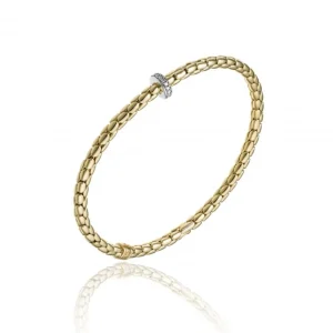 CHIMENTO ARMBÅND STRETCH MED EN DIAMANTRING