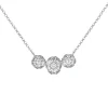 DIAMANT HALSSMYKKE MED KJEDE