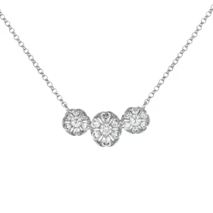 DIAMANT HALSSMYKKE MED KJEDE