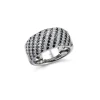 DIAMANTRING BLACK & WHITE WIDE
