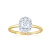 DIAMANTRING GULTGULL ROSETT HELLMAN
