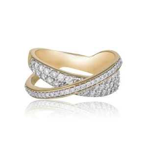 DIAMANTRING GULTGULL TWIST HELLMAN