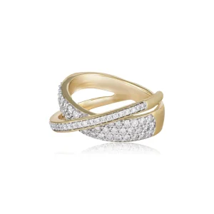DIAMANTRING GULTGULL TWIST HELLMAN