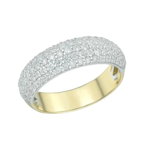 DIAMANTRING HELLMAN GULTGULL PAVE