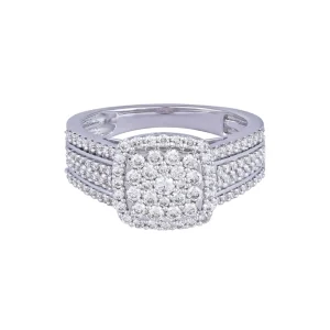 DIAMANTRING HELLMAN HVITTGULL