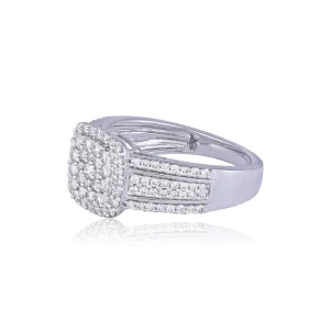 DIAMANTRING HELLMAN HVITTGULL