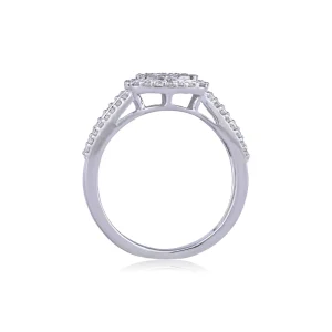 DIAMANTRING HELLMAN HVITTGULL