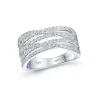 DIAMANTRING HVITTGULL BRED 0,73CT