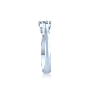 DIAMANTRING HVITTGULL HELLMAN MAGIC 0,25CT