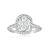 DIAMANTRING HVITTGULL ROSETT HELLMAN