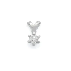 ENSTENSANHENG HVITTGULL DIAMANT 0.20 ct Tw.si