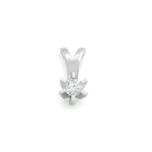 ENSTENSANHENG HVITTGULL DIAMANT 0.10 ct Tw.si