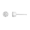 ENSTENSØREDOBBER BEZEL HVITTGULL DIAMANT 0.80CT TW.SI
