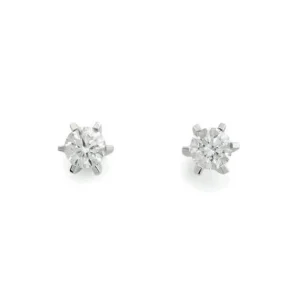 ENSTENSØREDOBBER HVITTGULL DIAMANT 0.60 ct Tw.si