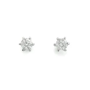 ENSTENSØREDOBBER HVITTGULL DIAMANT 0.40 ct Tw.si