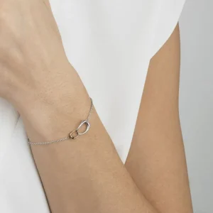 GEORG JENSEN ARMBÅND OFFSPRING SØLV OG GULL