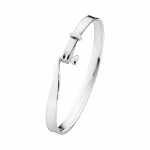 GEORG JENSEN ARMRING TORUN SØLV OG DIAMANTER