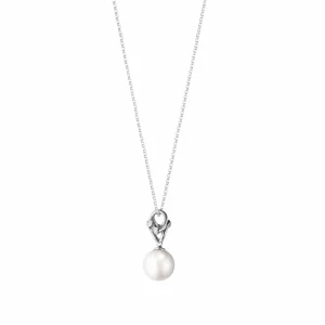 GEORG JENSEN HALSSMYKKE MAGIC MED PERLE OG DIAMANTER