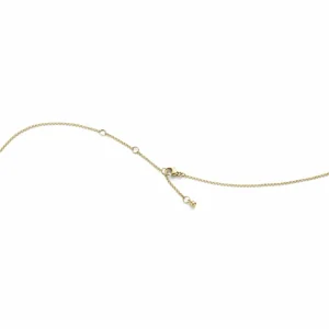 GEORG JENSEN KJEDE MED ANHENG MOONLIGHT GRAPES GULTGULL MED DIAMANTER