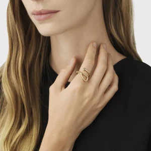 GEORG JENSEN MERCY RING GULTGULL