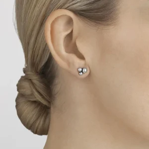 GEORG JENSEN ØREDBBER MOONLIGHT GRAPES GULTGULL MED DIAMANTER