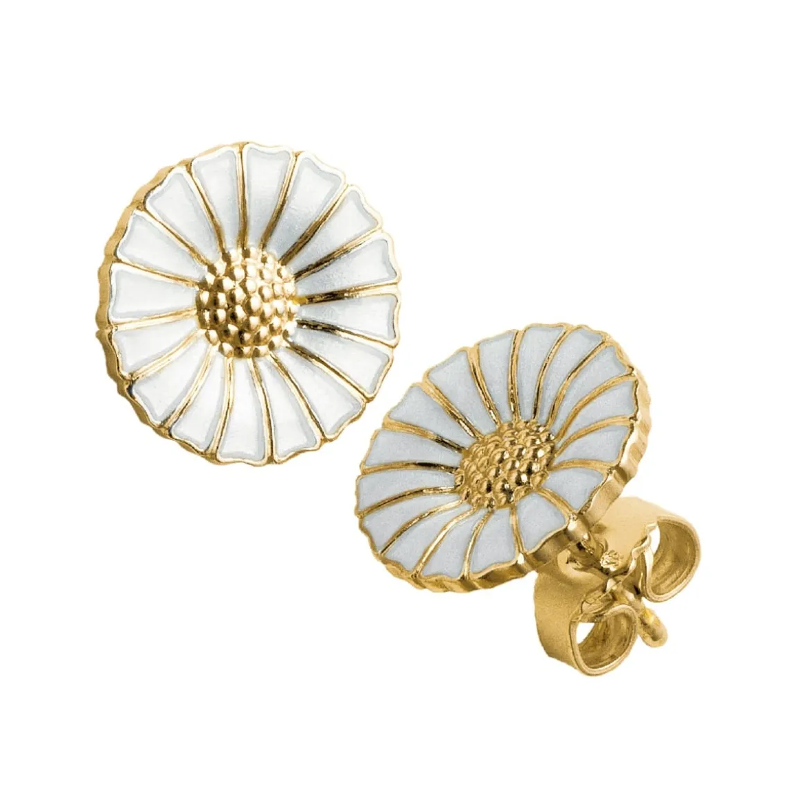 georg_jensen_redobber_dai_0-3.webp GEORG JENSEN ØREDOBBER DAISY FORGYLT SØLV OG HVIT EMALJE