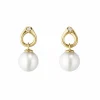GEORG JENSEN ØREDOBBER MAGIC MED PERLER OG DIAMANTER