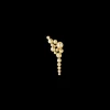 GEORG JENSEN ØREDOBBER MED HENG MOONLIGHT GRAPES GULTGULL OG DIAMANTER