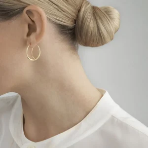 GEORG JENSEN ØREDOBBER OFFSPRING GULL