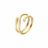 GEORG JENSEN RING DOBBEL MAGIC GULTGULL