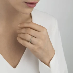 GEORG JENSEN RING MAGIC GULTGULL MED DIAMANTER