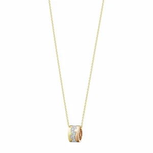 GEORG JENSEN SMYKKE FUSION MED ANHENG OG DIAMANTER
