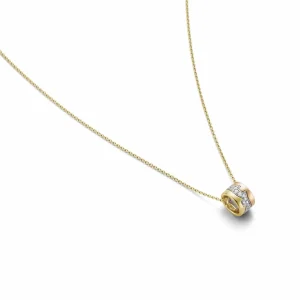 GEORG JENSEN SMYKKE FUSION MED ANHENG OG DIAMANTER