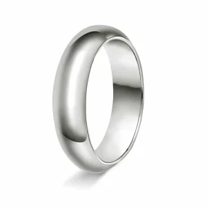 GIFTERING HELLMAN HVITTGULL 6MM HALVRUND INNVENDIG FLAT