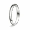 GIFTERING HELLMAN HVITTGULL 3MM HALVRUND INNVENDIG FLAT