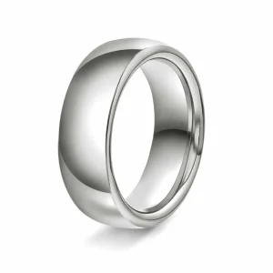 GIFTERING HELLMAN HVITTGULL 7MM OVAL