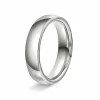 GIFTERING HELLMAN HVITTGULL 5MM OVAL
