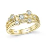 GULLRING MED DIAMANTER HELLMAN 0,47CT