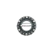 HALSRING 38MM OKSIDERT