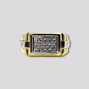 HELLMAN VINTAGE HERRERING MED DIAMANTER