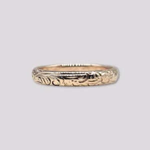 HELLMAN VINTAGE RING MED MØNSTER